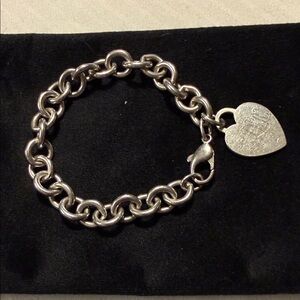 Tiffany & Co Heart Charm Bracelet